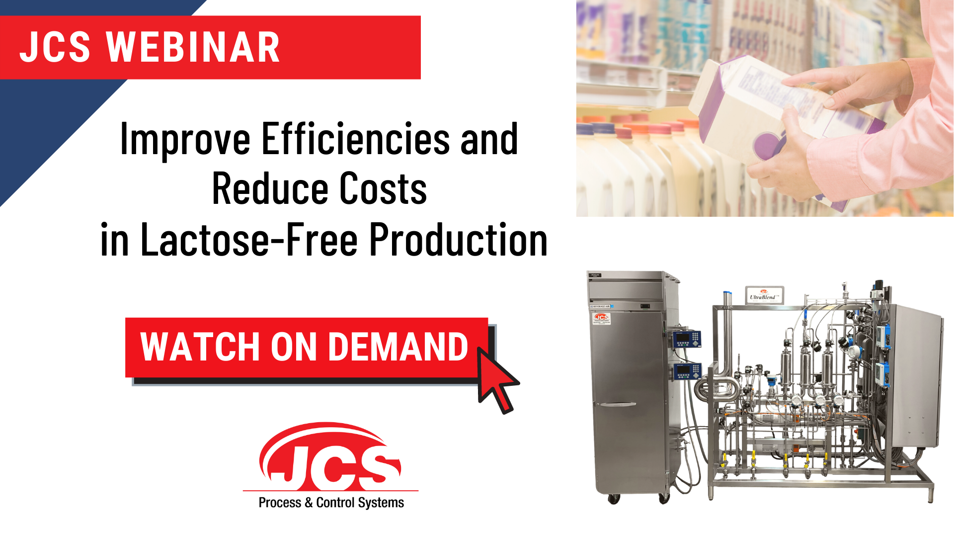 Reduce cost of lactose-free production webinar